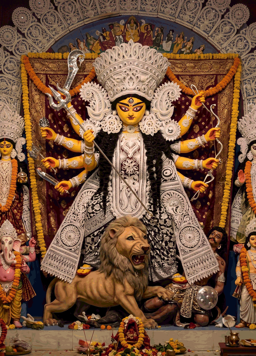 Ekdalia Evergreen Club Durga Puja